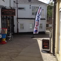 The original Hamilton's shop in the Cross Street courtyard, Redruth